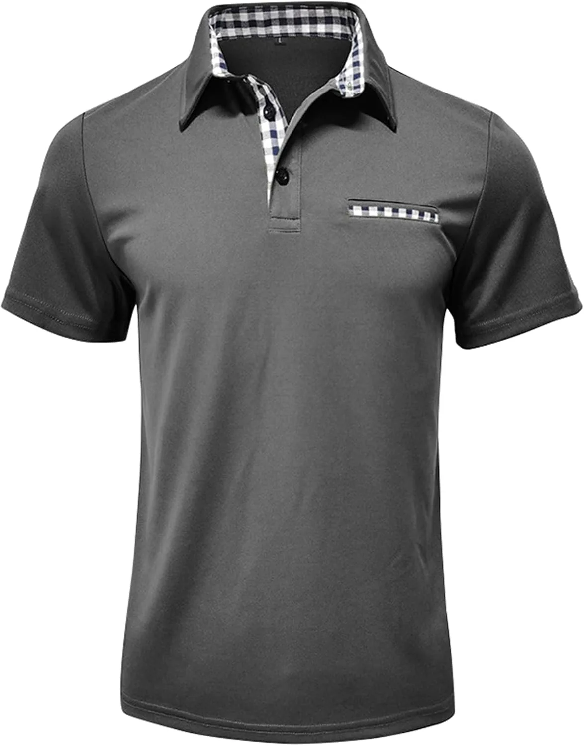 

Мужская поло с коротким рукавом, Casual Performance Golf Shirt, M-2XL