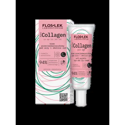 

Flos-Lek Fitocollagen Pro Age Крем для глаз и губ против морщин, Floslek