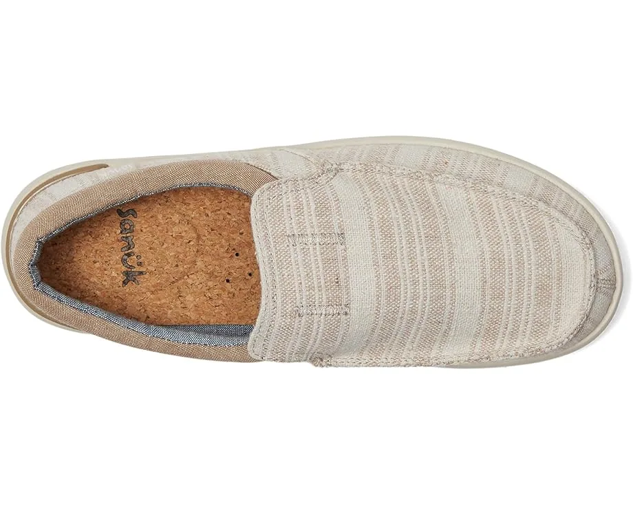 Кроссовки Sanuk Hangout Lite Stripe, Oat Stripe — фото 2