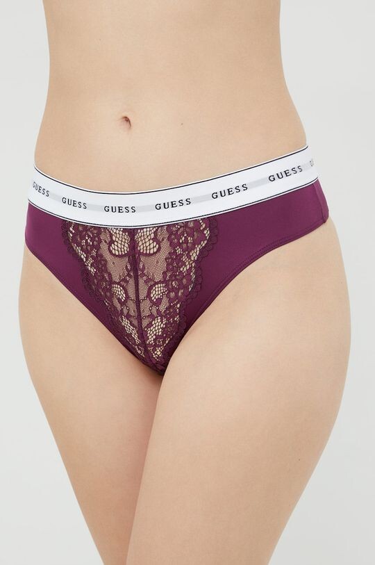

Стринги Guess, фиолетовый