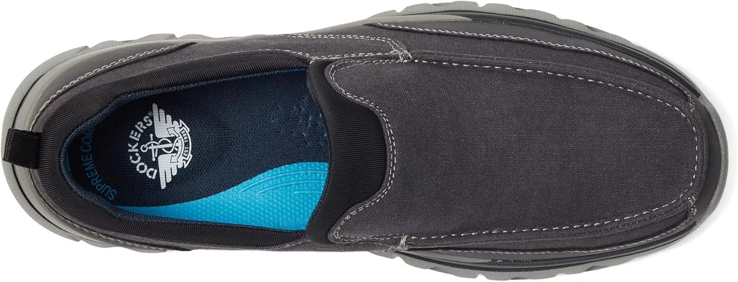 Лоферы мужские DOCKERS, Black/Grey — фото 2