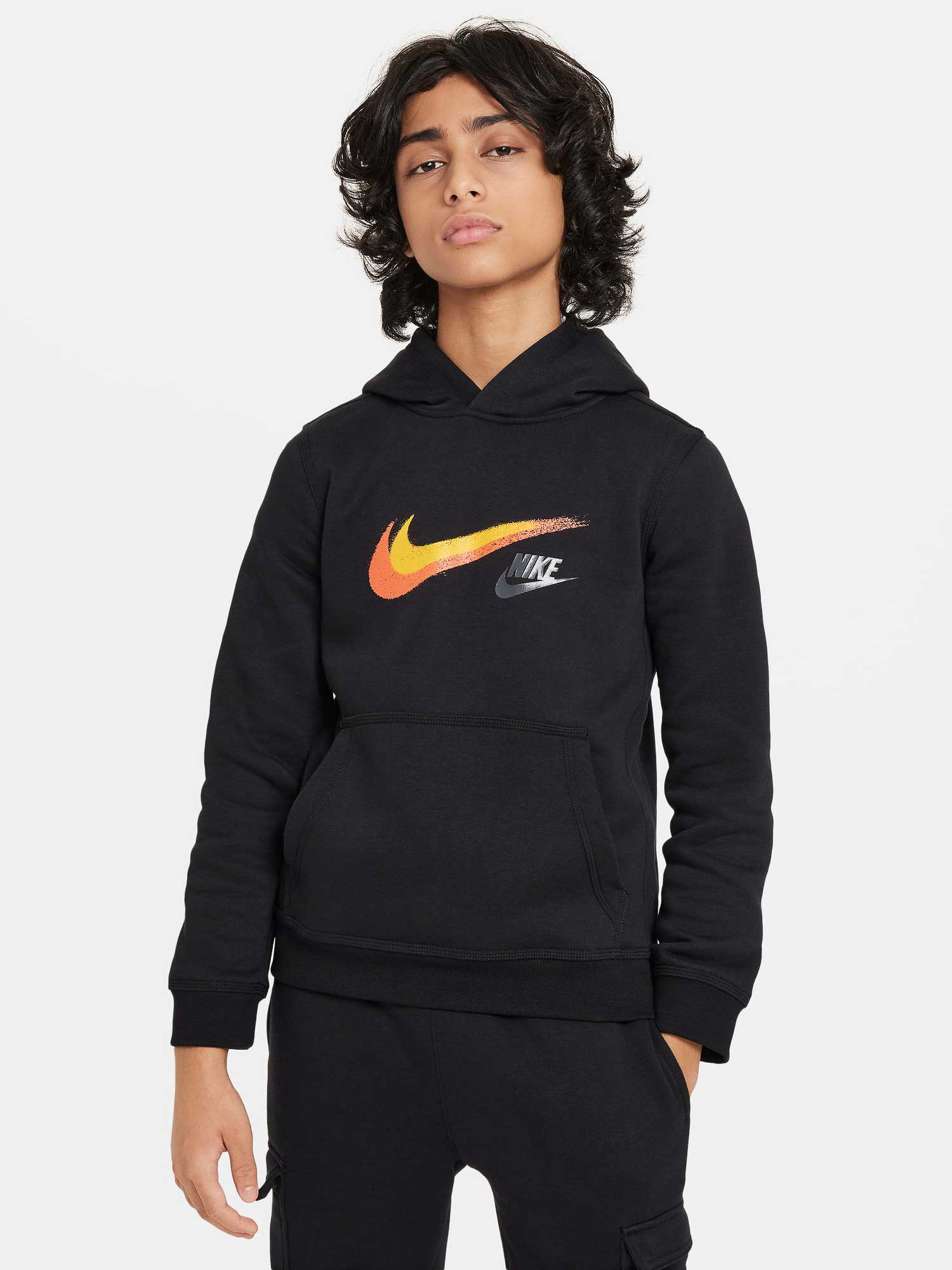 

Толстовка Nike B NSW SI FLC PO HOODY BB, черный