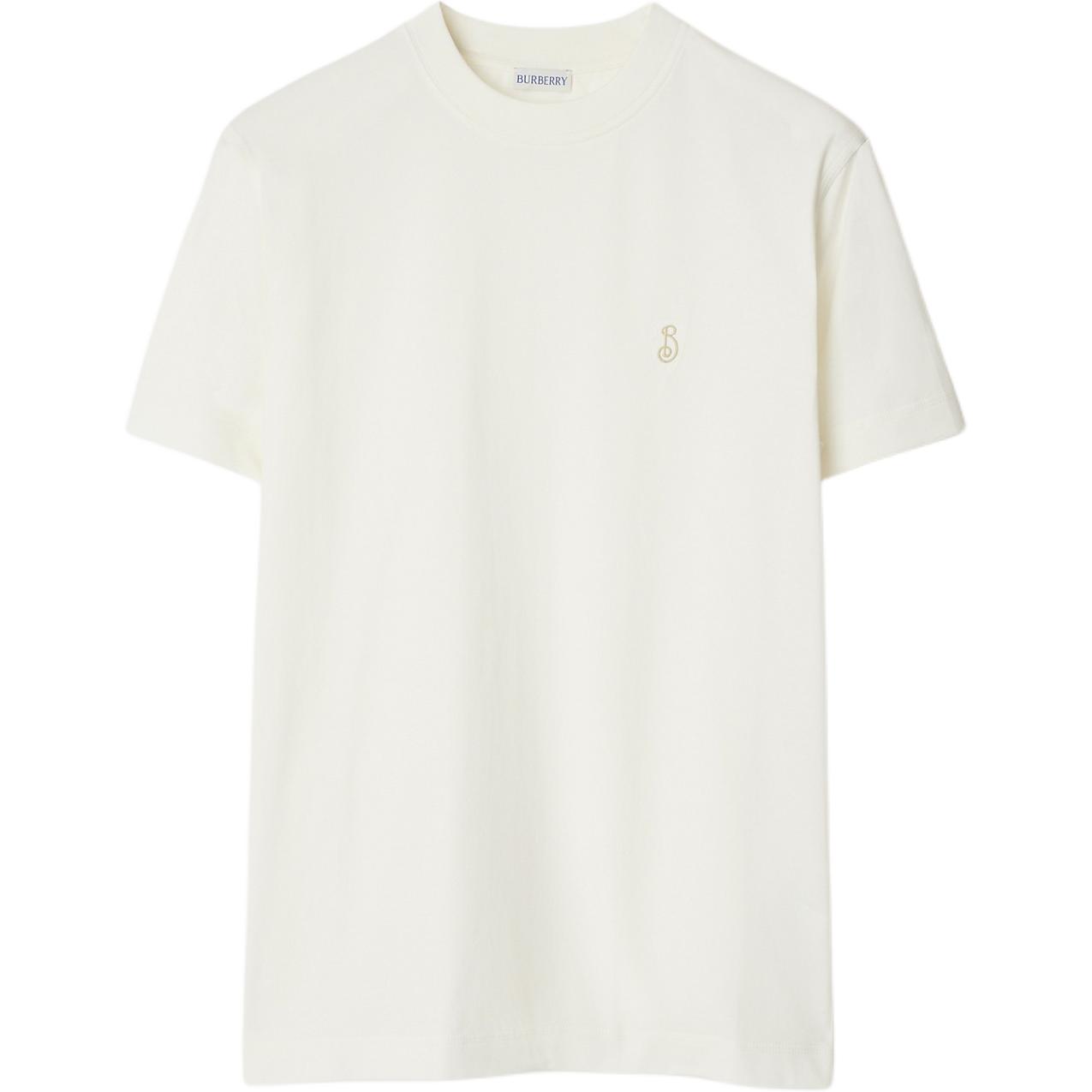 

Хлопковая футболка Burberry, белый