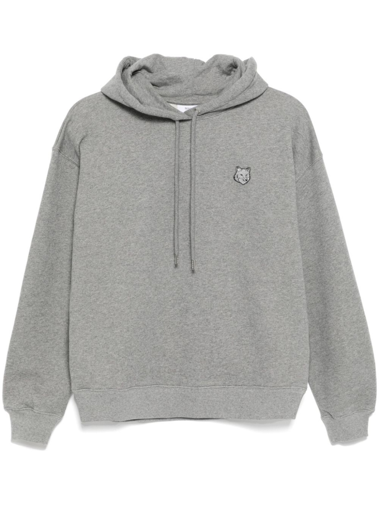 

Maison Kitsuné худи с нашивкой, серый