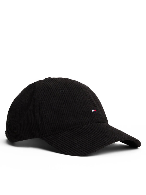 

Бейсболка Th Flag 6 Panel Cord Cap AM0AM13583 Tommy Hilfiger, чёрный