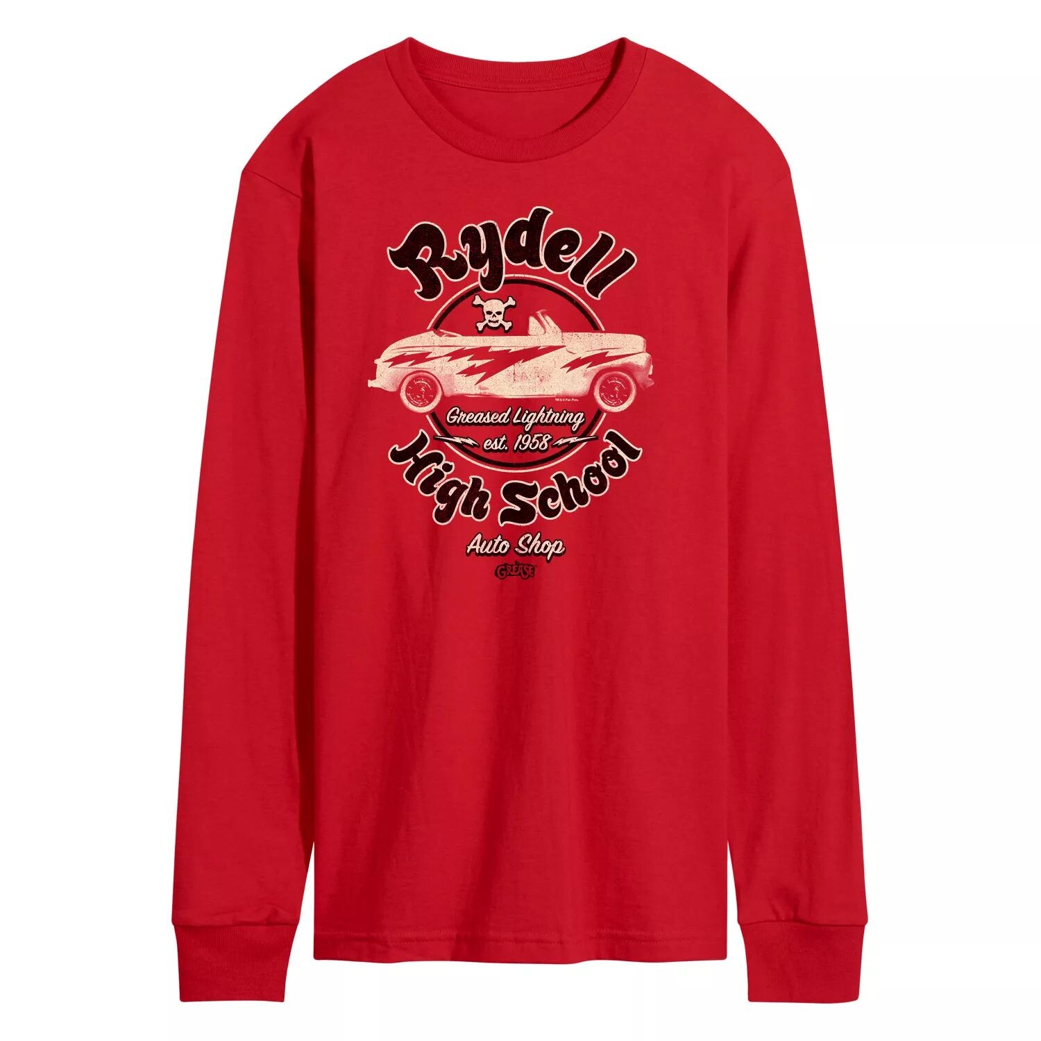 

Мужская футболка Grease Rydell Auto с длинными рукавами Licensed Character