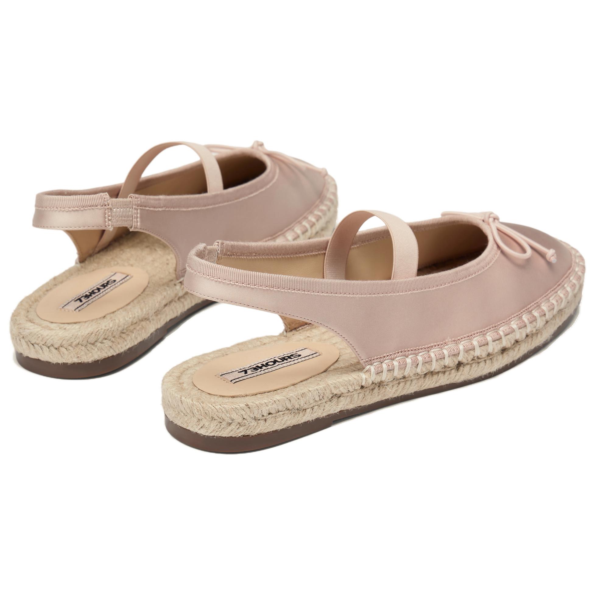 73Hours Эспадрильи женские абрикосово-розовые, цвет Pink — фото 4