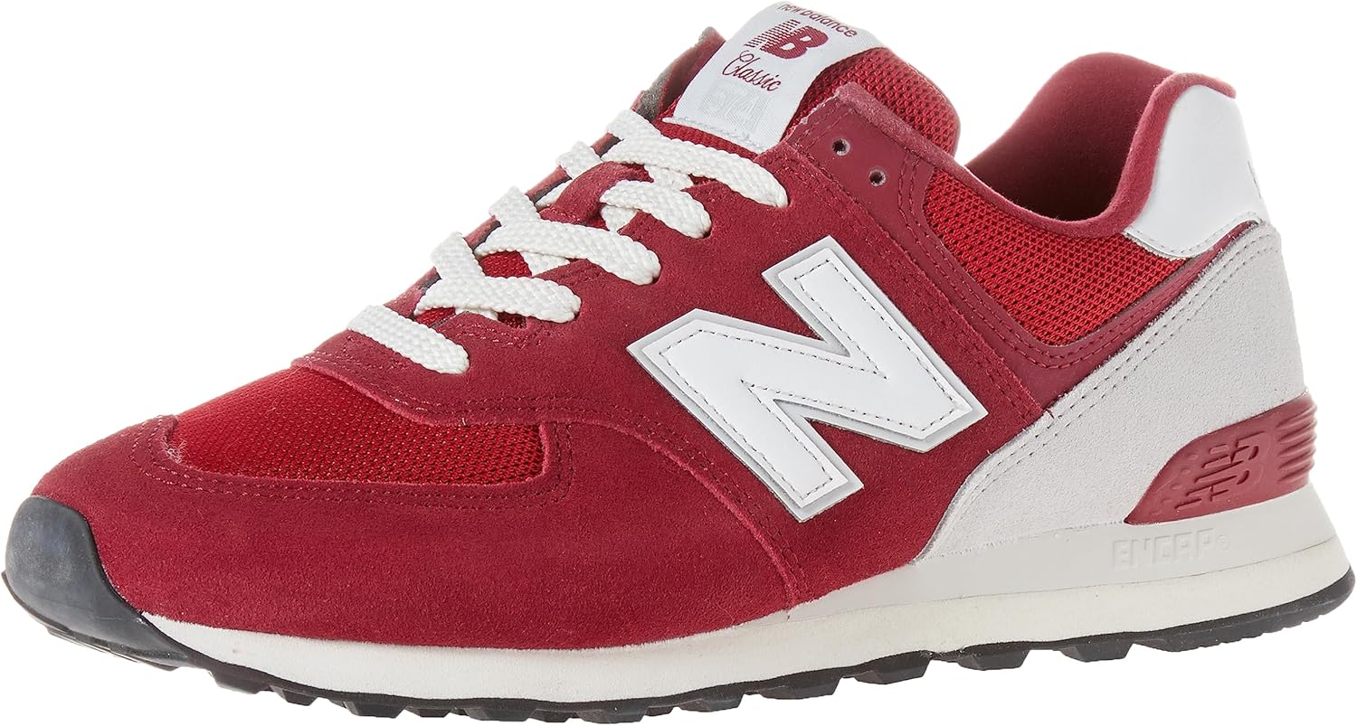 

New Balance Мужские кроссовки 574 V1 Core, Red/White