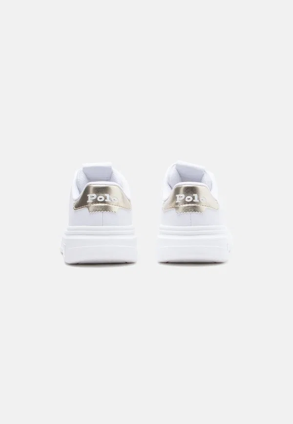 Кроссовки heritage court super, белые/золотистые Polo Ralph Lauren, White/Gold-Coloured — фото 3