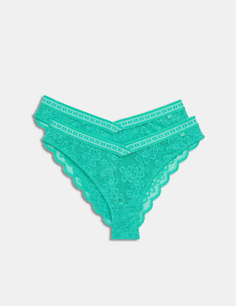 

пары бразильских трусиков Cleo Lace Miami B by Boutique, цвет Bright aqua