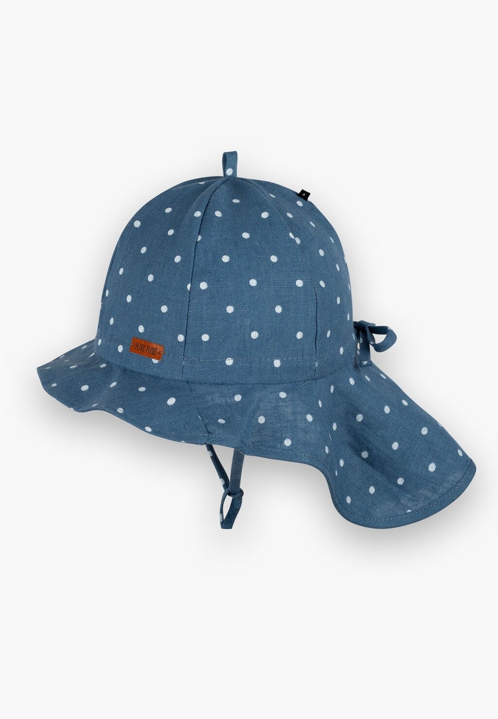 

Панама MINI NACKENSCHUTZ UNISEX pure pure by BAUER, цвет steel blue/white