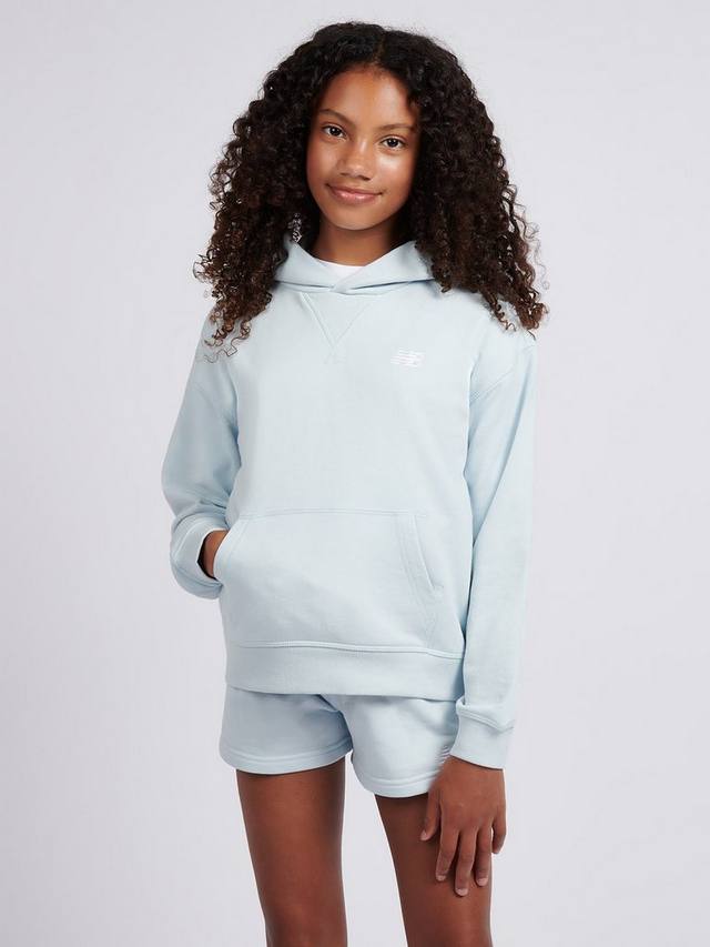 

Детская худи свободного кроя из хлопковой смеси New Balance, Frosted Glass