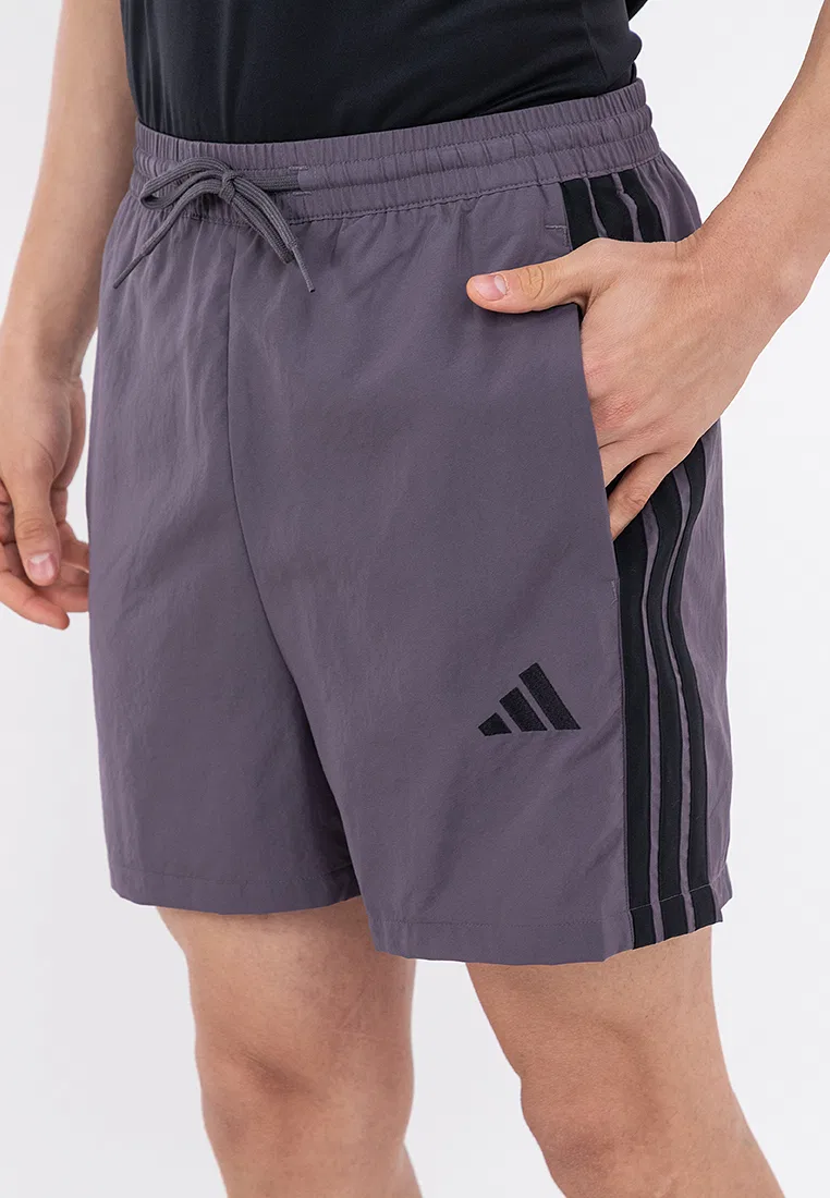 Шорты спортивные, 13 см, Essentials 3-Stripes Chelsea, adidas, серый — фото 4