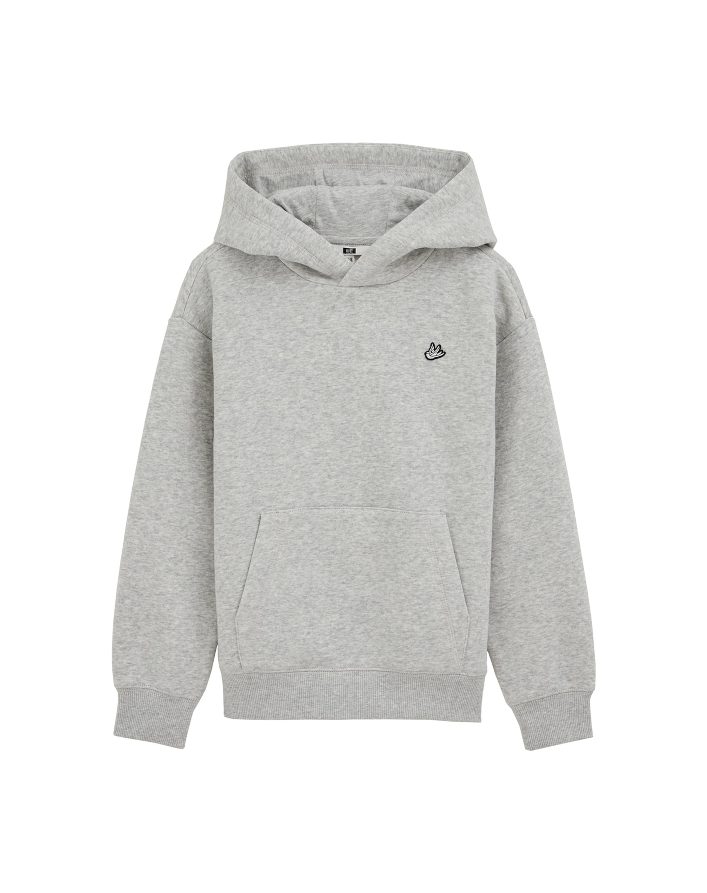 

WE Fashion Толстовка в светло-сером, крапчато-сером цвете