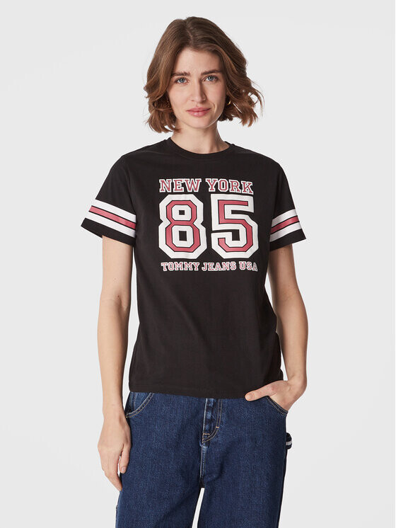 

Футболка свободного кроя Tommy Jeans, черный