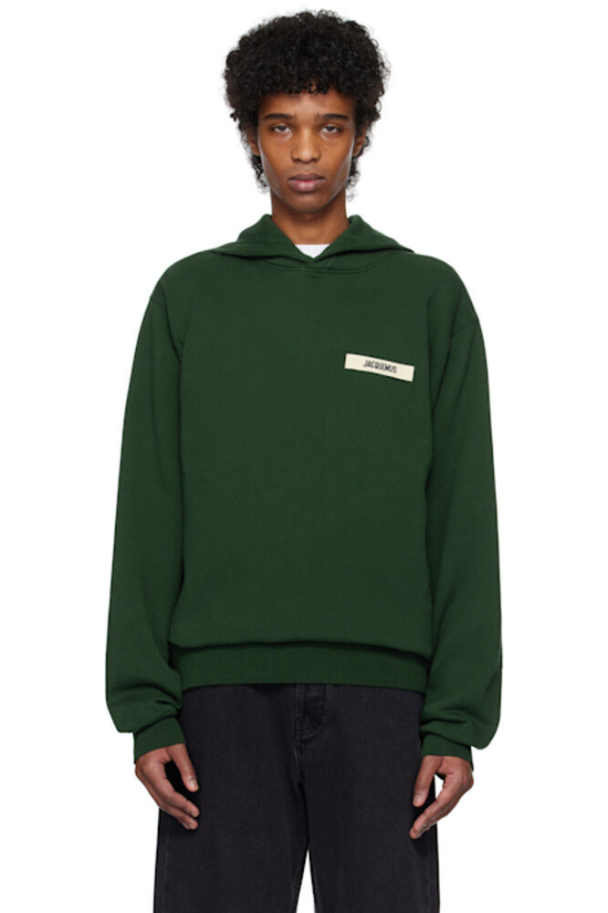 

Зеленая толстовка с капюшоном «The Gros Grain» JACQUEMUS