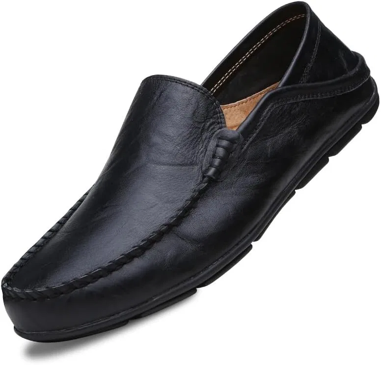 Лоферы мужские из искусственной кожи, Black PUGHGAETZF