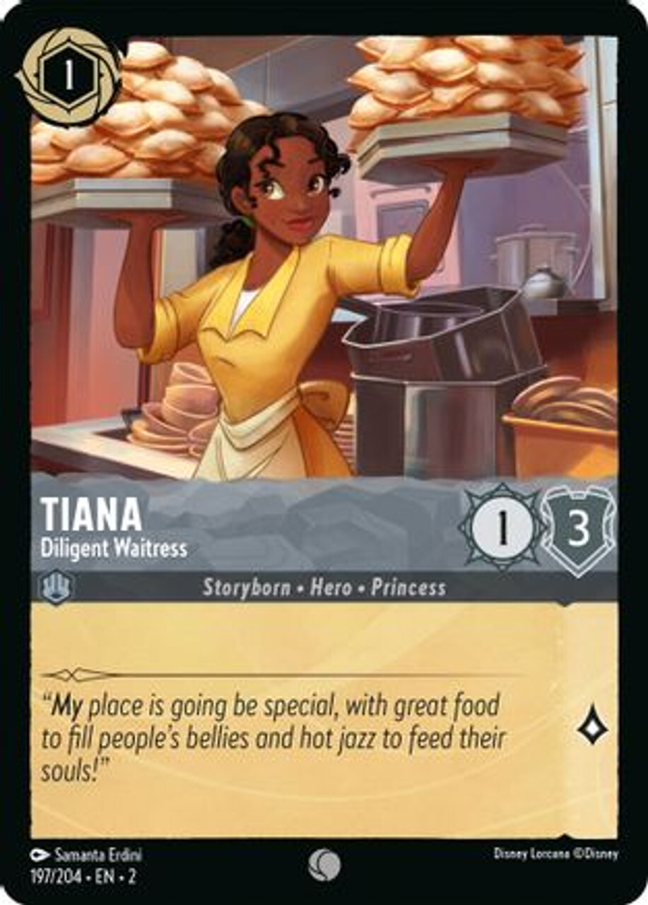 

Карточная игра Tiana - Diligent Waitress (197/204) - Rise of the Floodborn