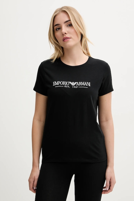 

Футболка оверсайз Emporio Armani Underwear, черный