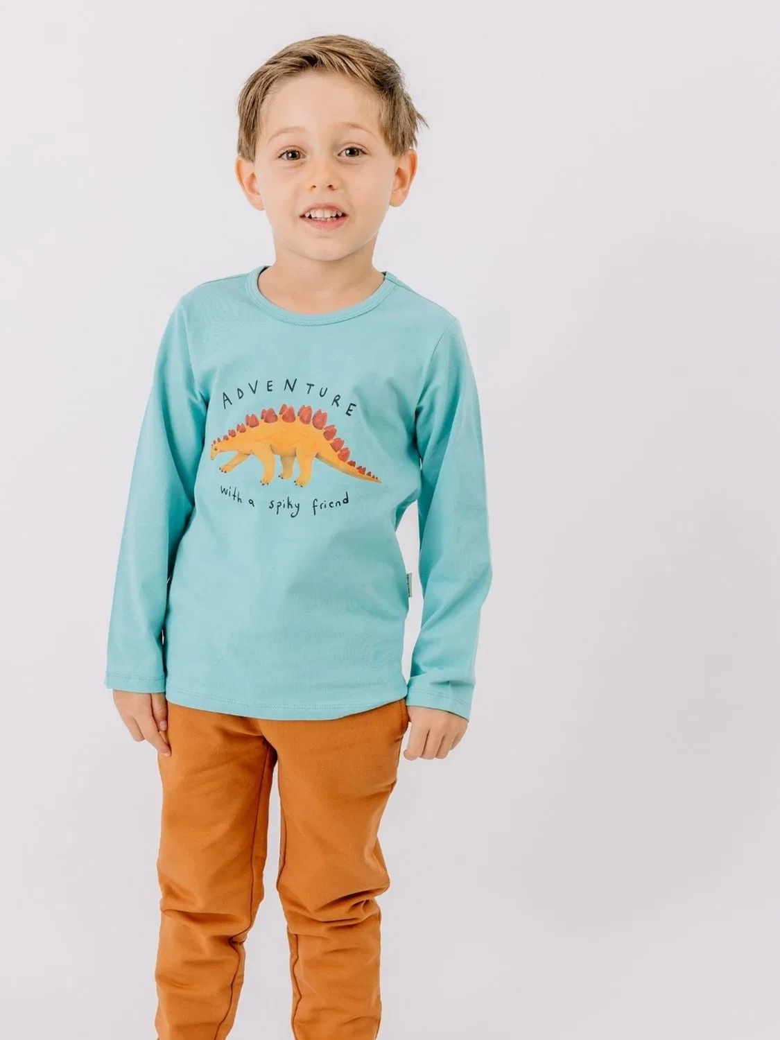 Футболка 'Walkiddy - Футболка с изображением мира динозавров' Walkiddy, Cyan Blue — фото 2