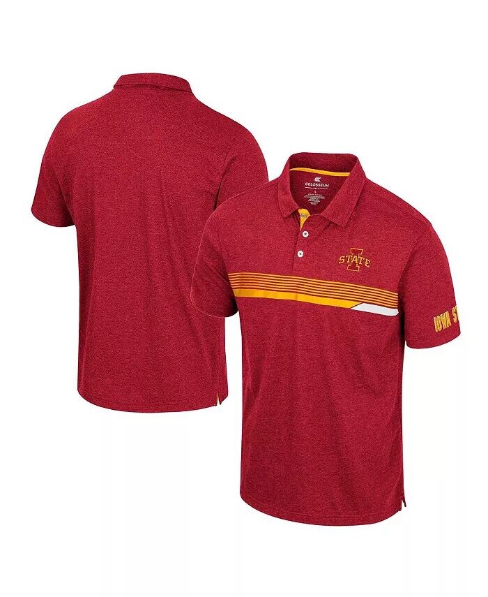 

Мужская рубашка поло Cardinal Iowa State Cyclones No Problemo Colosseum