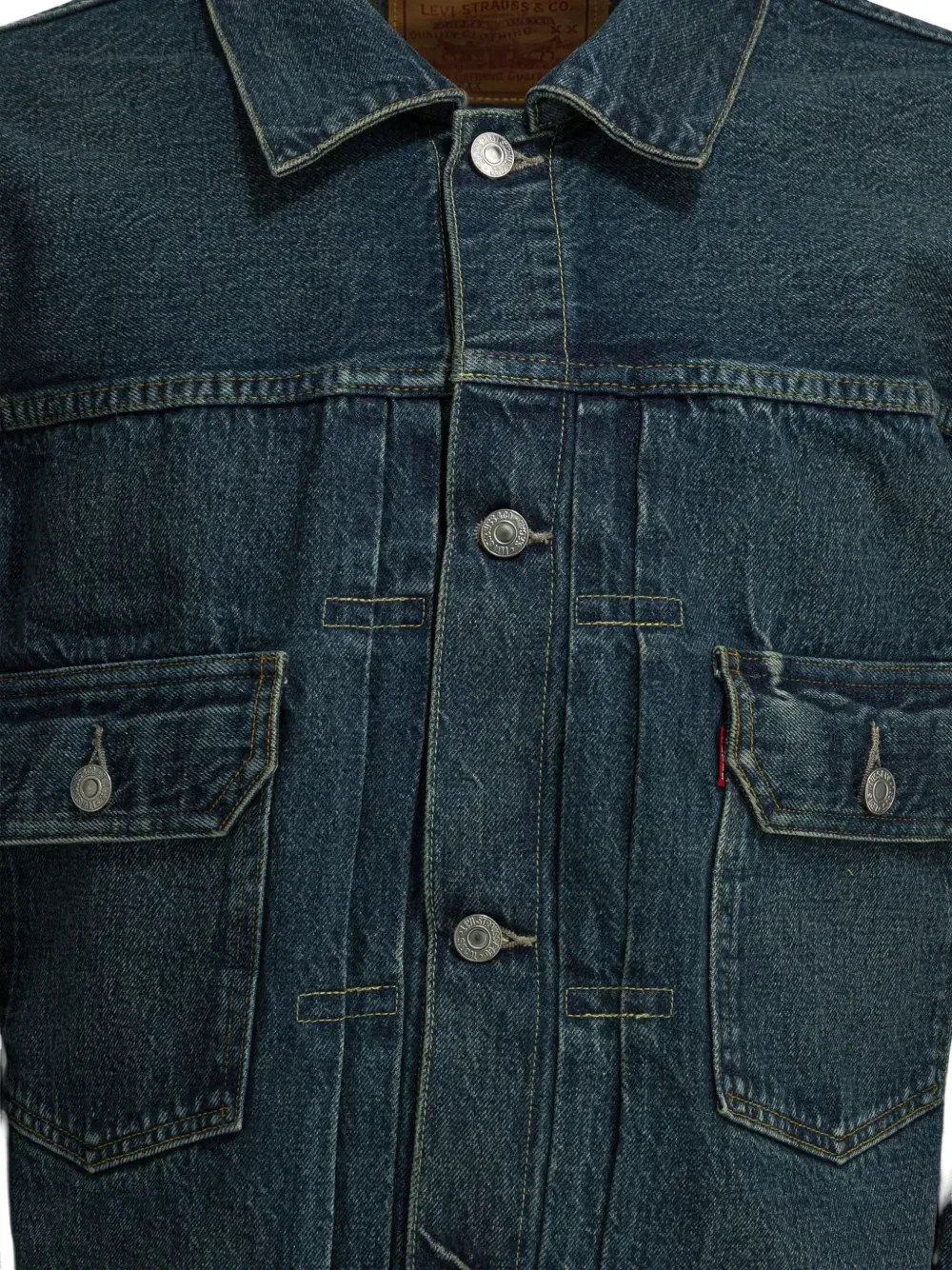 Джинсовая куртка 1953 Type II Levi's, синий — фото 4