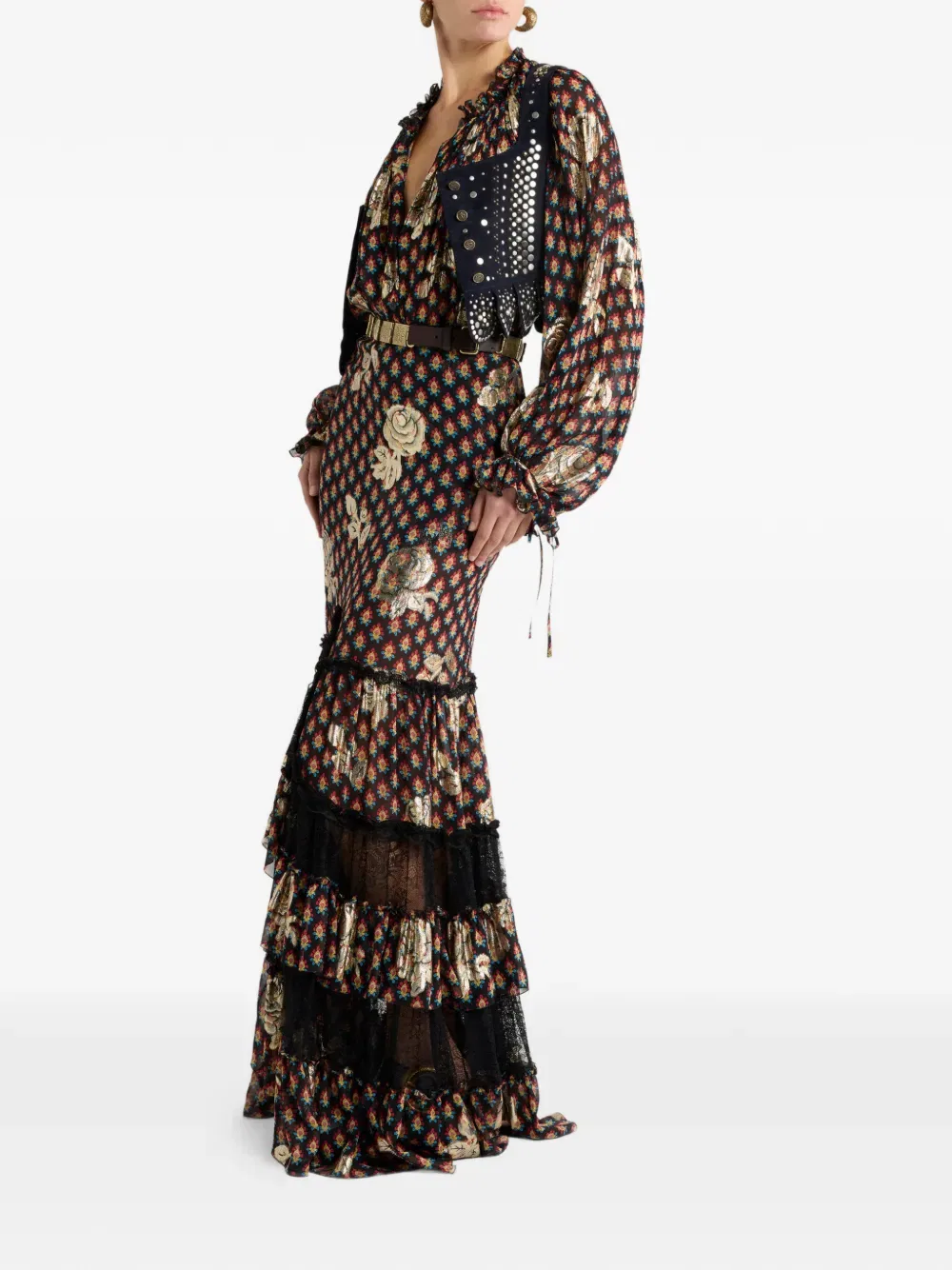 Рубашка с длинными рукавами Etro, черный — фото 2