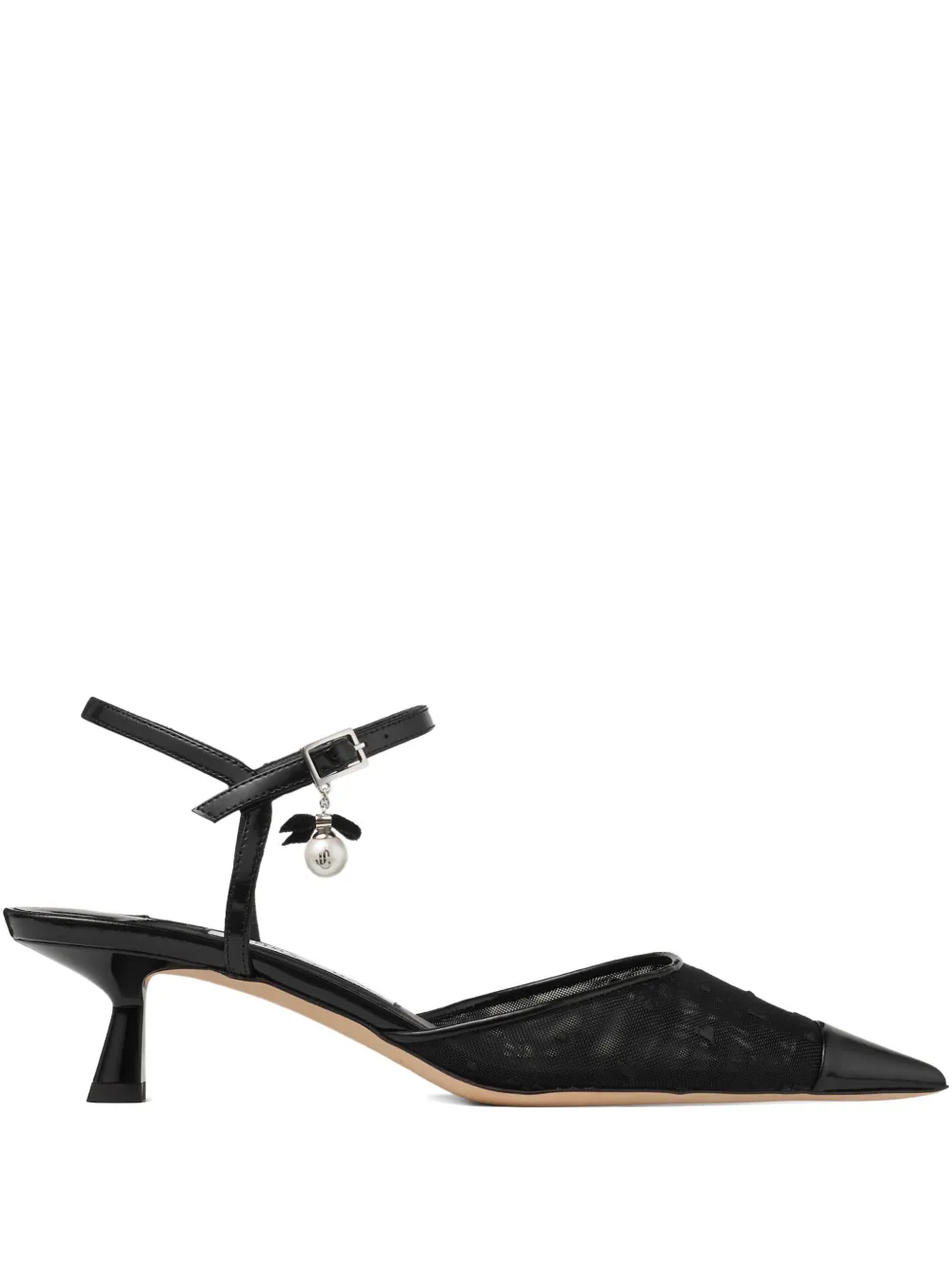 Туфли Aren на каблуке 45 мм JIMMY CHOO, черный