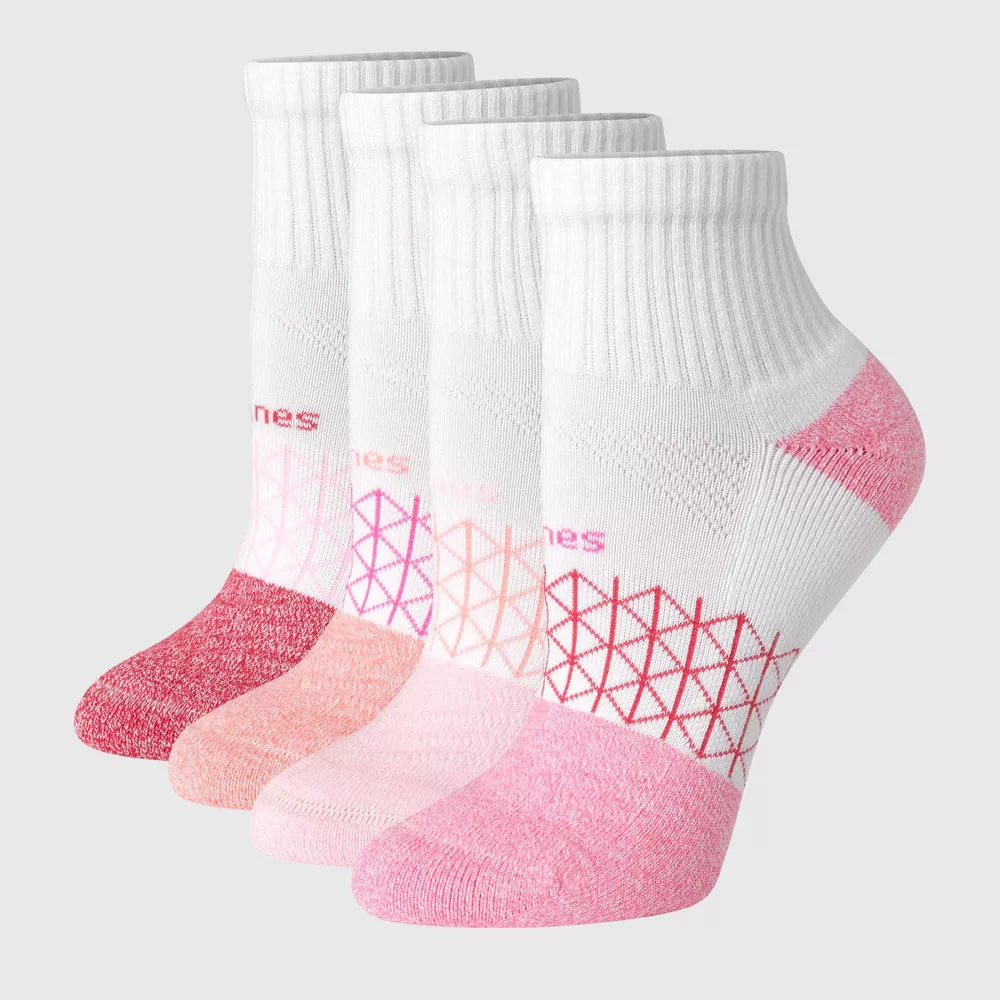 

Носки Hanes женские Absolute Active Ankle Socks 4pk, цвет Assorted Pink