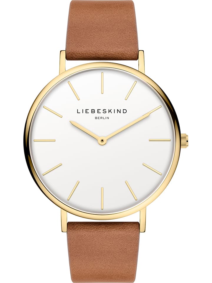 

Liebeskind Кварцевые часы светло-коричневого/золотого/белого цвета