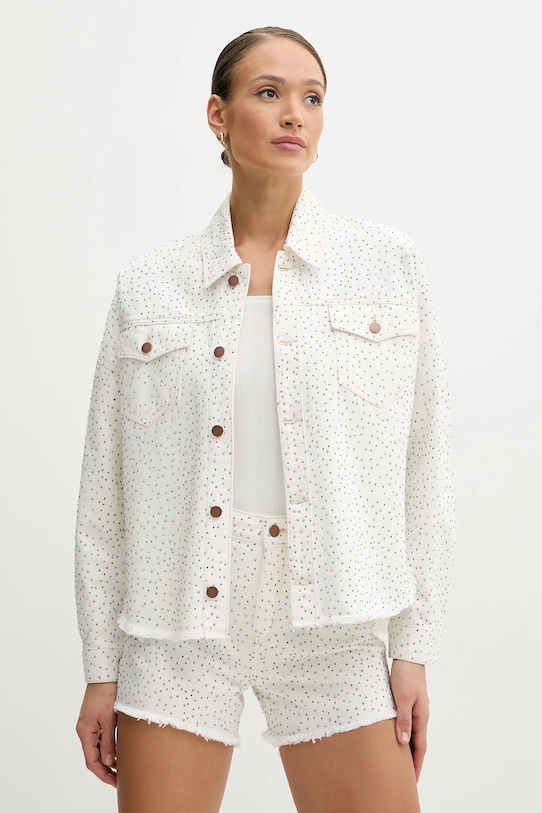 

Хлопковая куртка Guess, белый