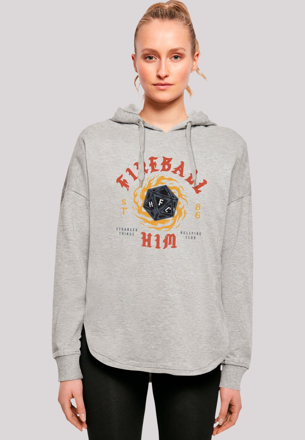 

Толстовка STRANGER THINGS FIREBALL DICE NETFLIX TV SERIES - Hoodie F4NT4STIC, серый