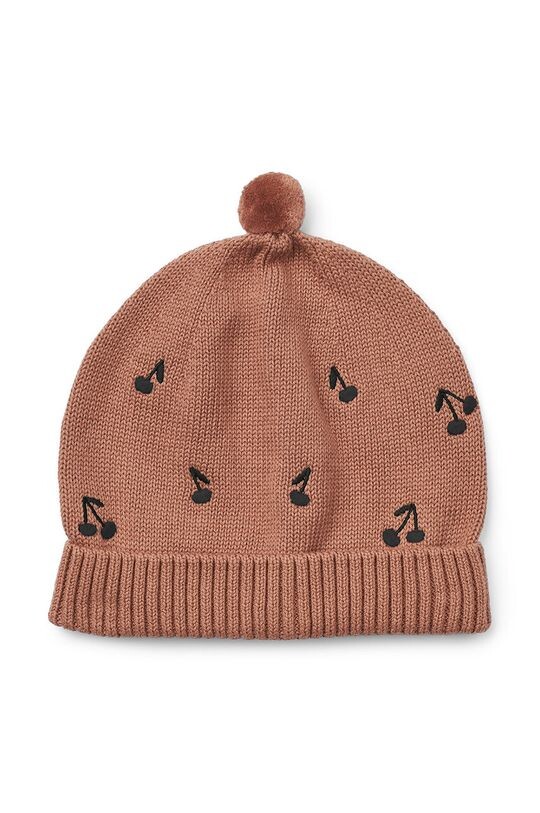 

Детская хлопковая шапка Aster Beanie Liewood, розовый