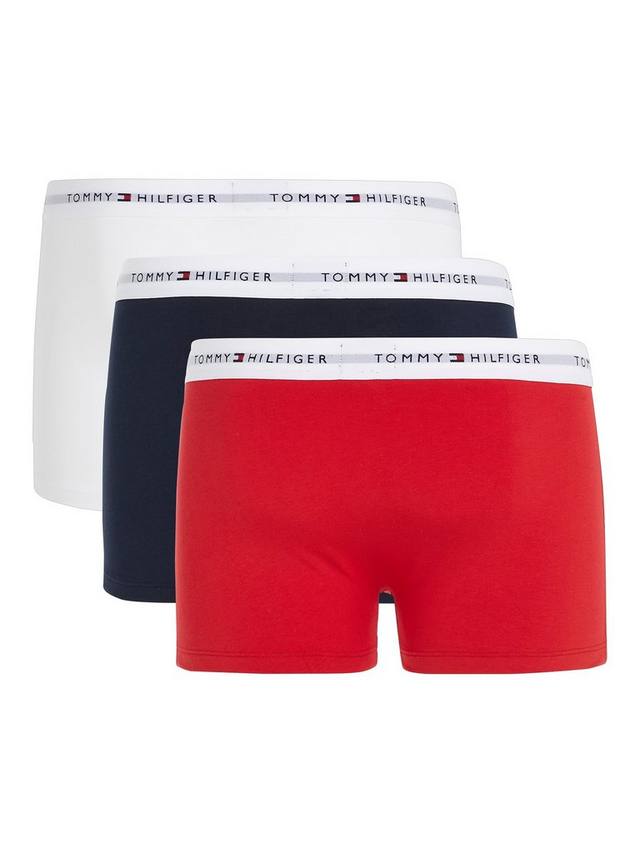 Незаменимые плавки с логотипом на поясе Tommy Hilfiger, цвет Desert Sky/White/Red — фото 2