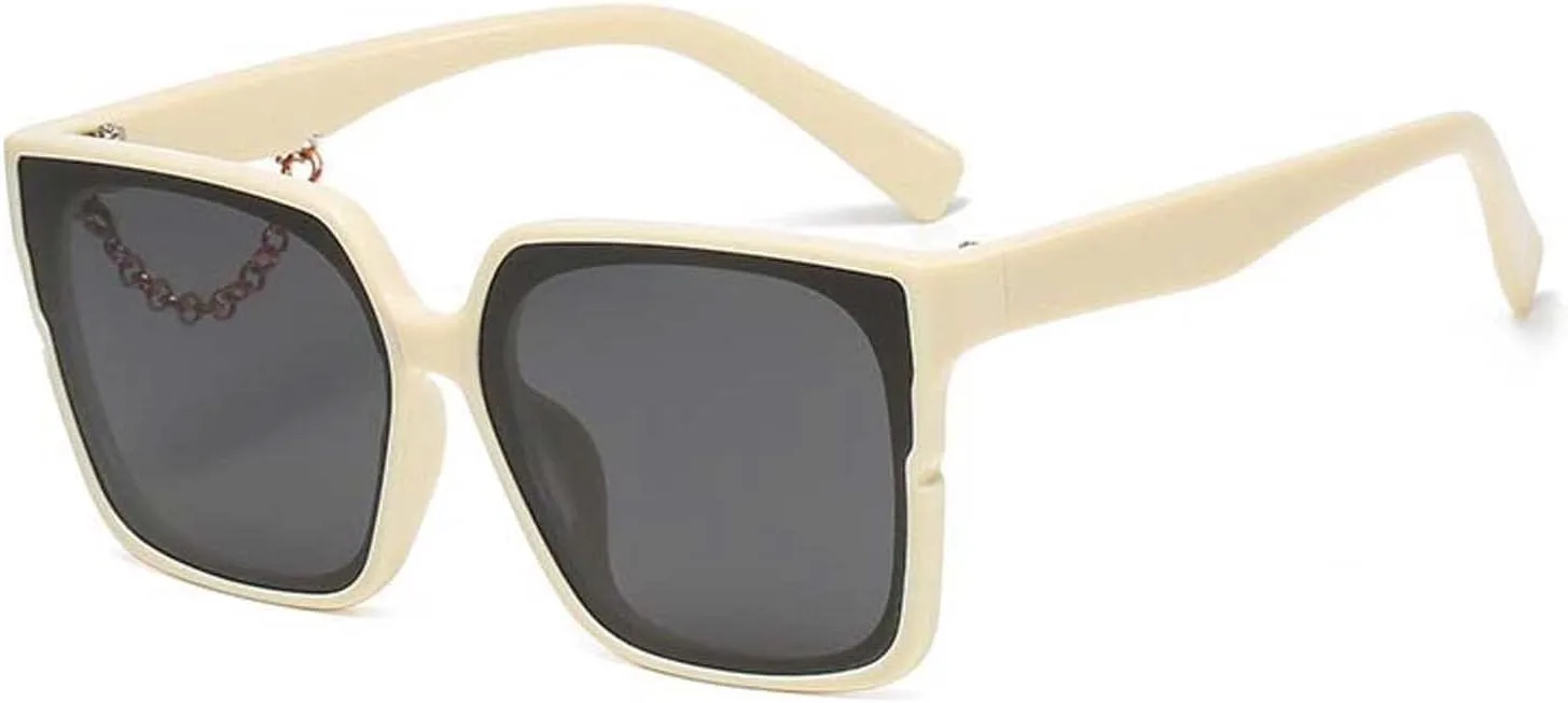 

Женские поляризованные солнцезащитные очки квадратной оправы большого размера, очки для отдыха на природе в большой оправе (Цвет: C, Размер: Средний) MTZJH, A