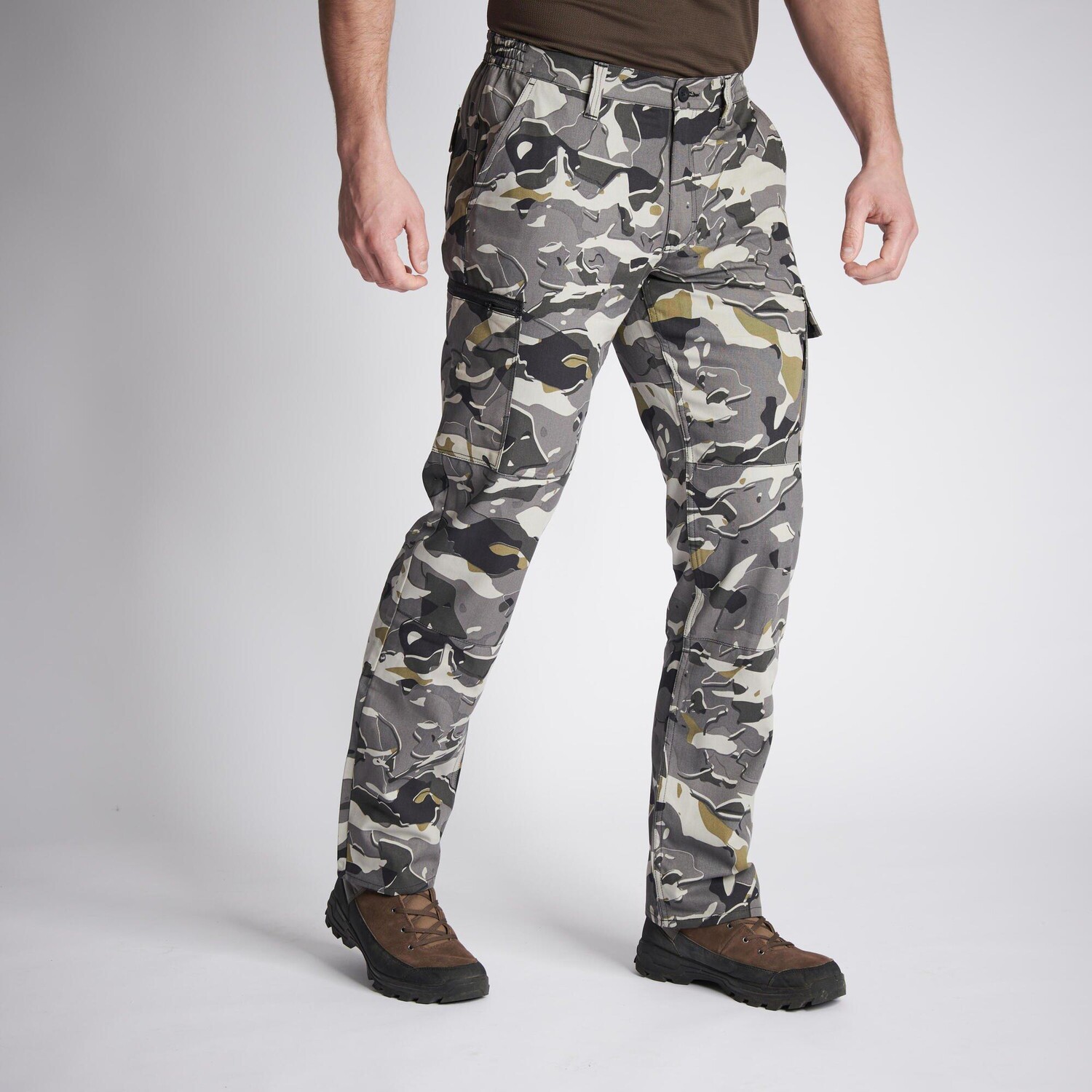 

Брюки Decathlon Regular Solognac, серый