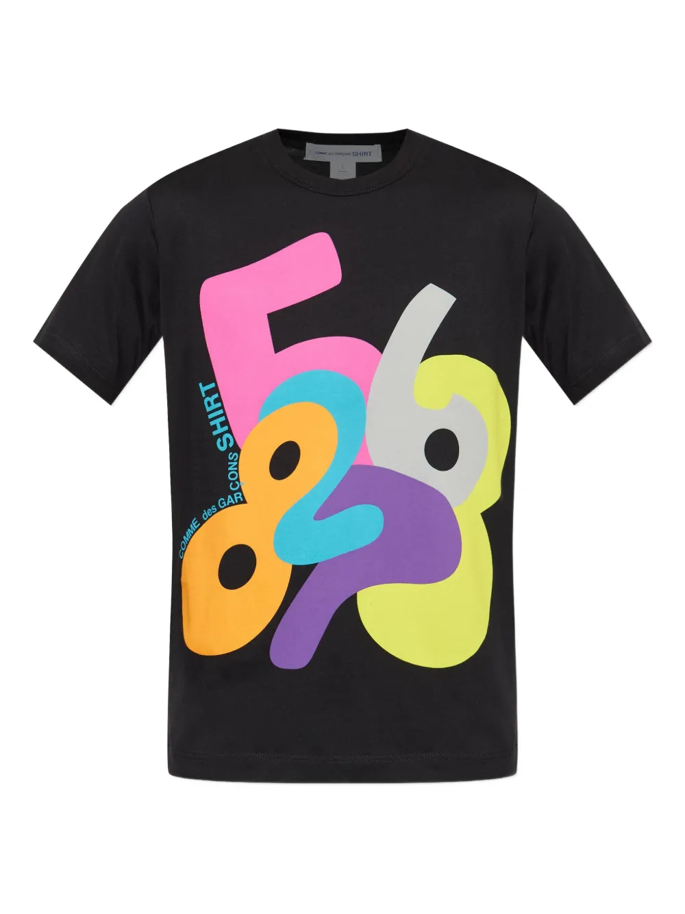 

Футболка с абстрактным принтом Comme Des Garçons Shirt, черный
