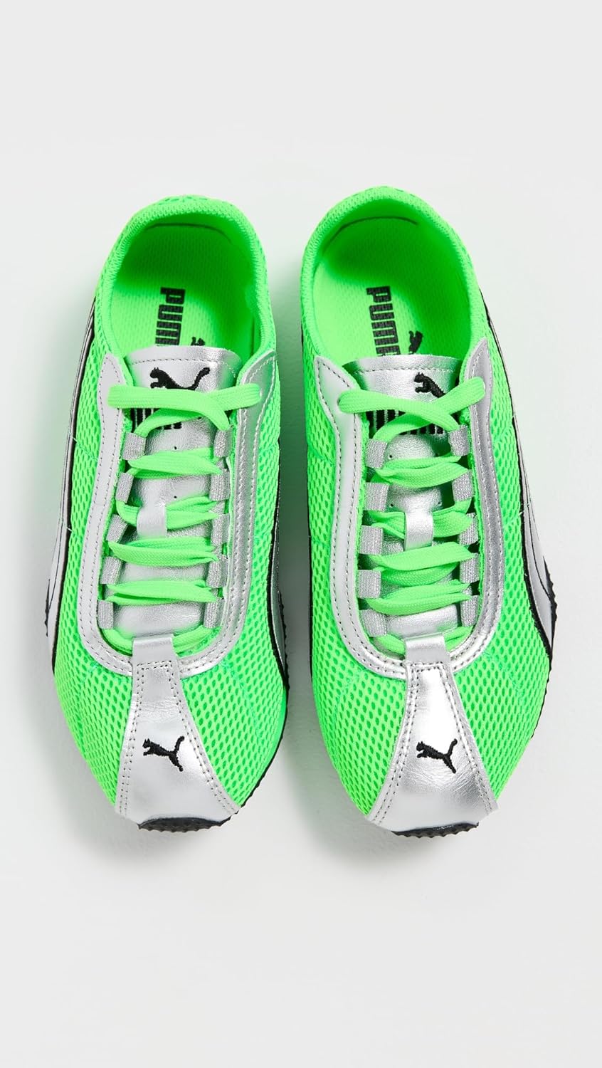 Мужские кроссовки PUMA H Street OG на шнуровке, повседневные - зеленые — фото 4