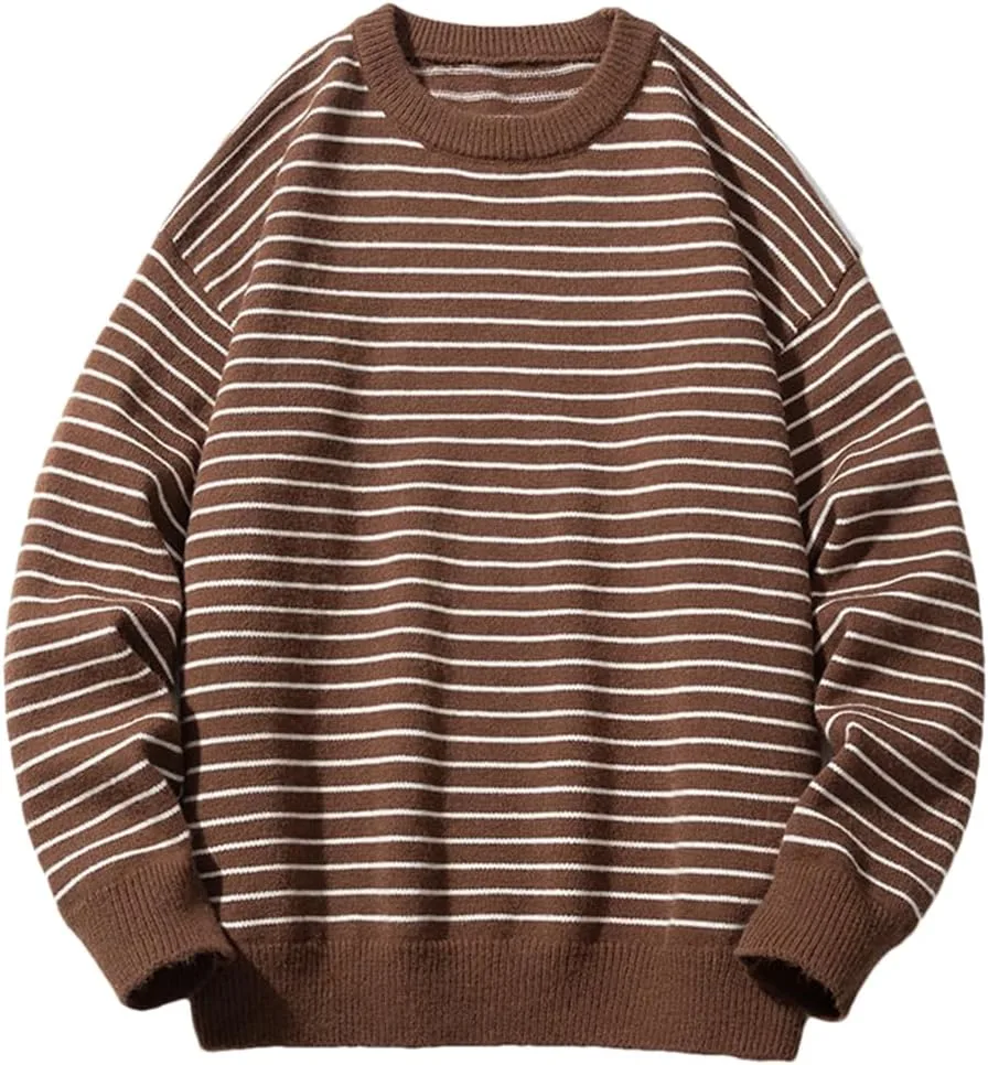 

Мужской свитер поло с длинными рукавами и круглым вырезом