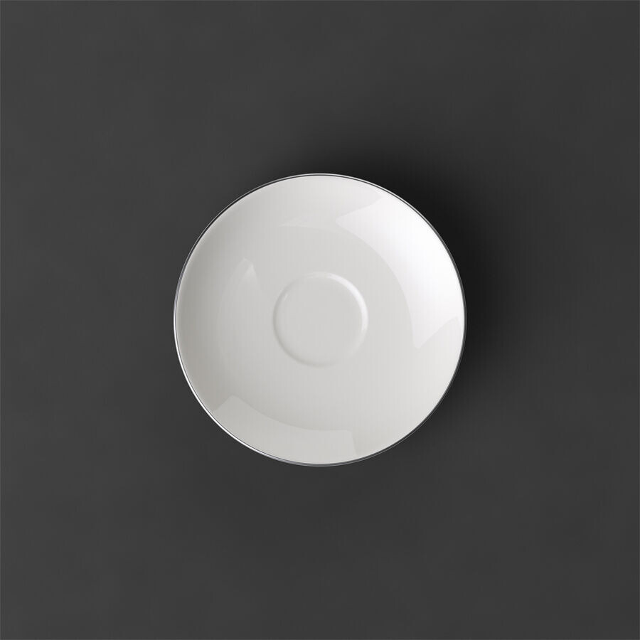 

Anmut Platinum No1 блюдце для мокко/эспрессо Villeroy & Boch, белый