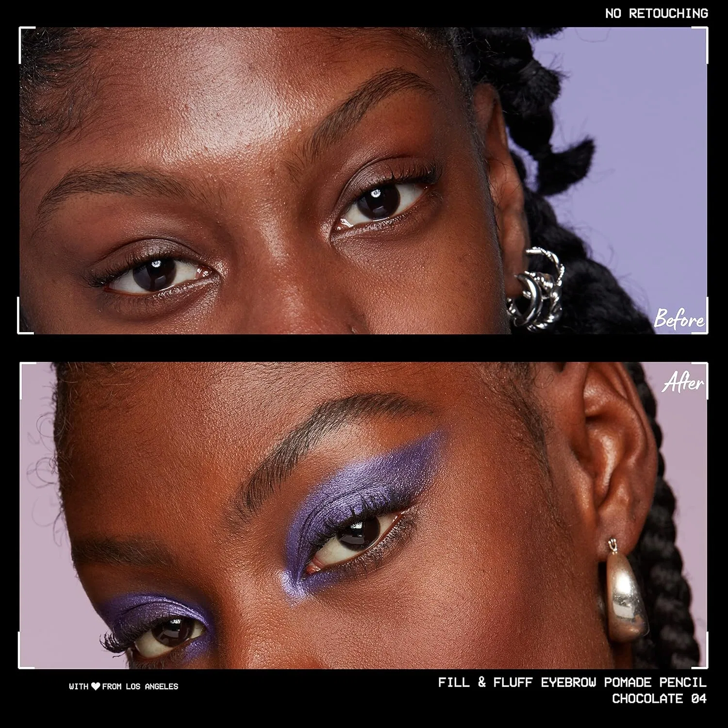 Карандаш-помада для бровей Fill & Fluff, NYX Professional Makeup, цвет шоколад, 0.0008 oz — фото 4