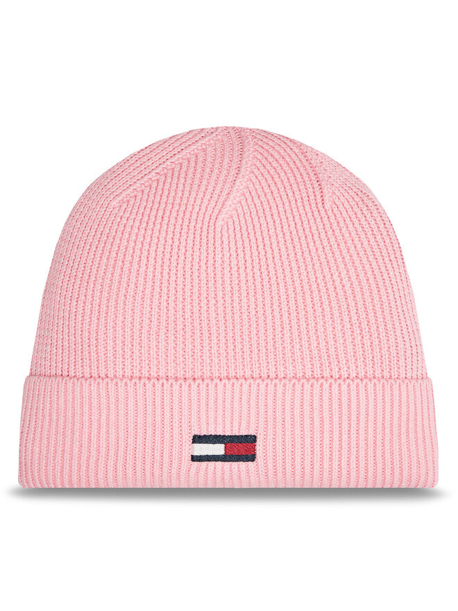 

Шапка Elongated Flag Tommy Hilfiger, розовый