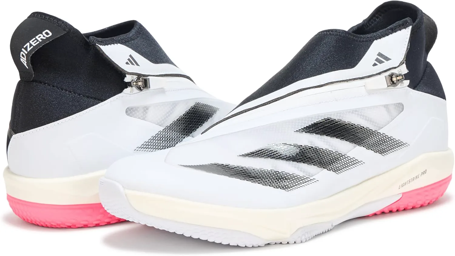 Мужские бейсбольные кроссовки Adidas Adizero Impact + Turf Trainer, белый/черный/светло-серый — фото 2