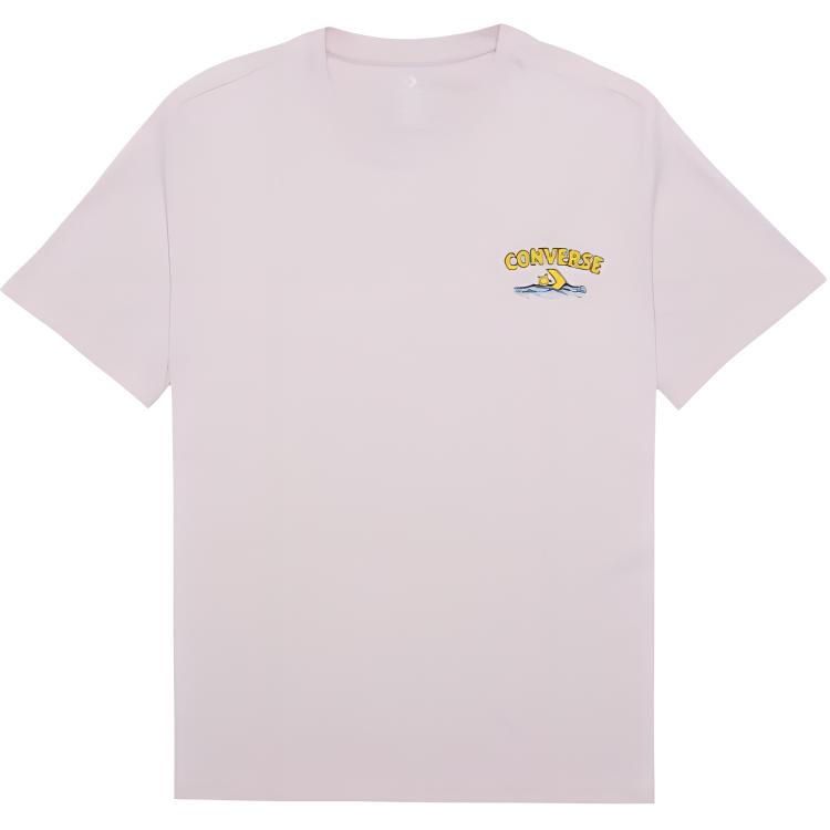 

Футболки унисекс блаш Converse, сиреневый