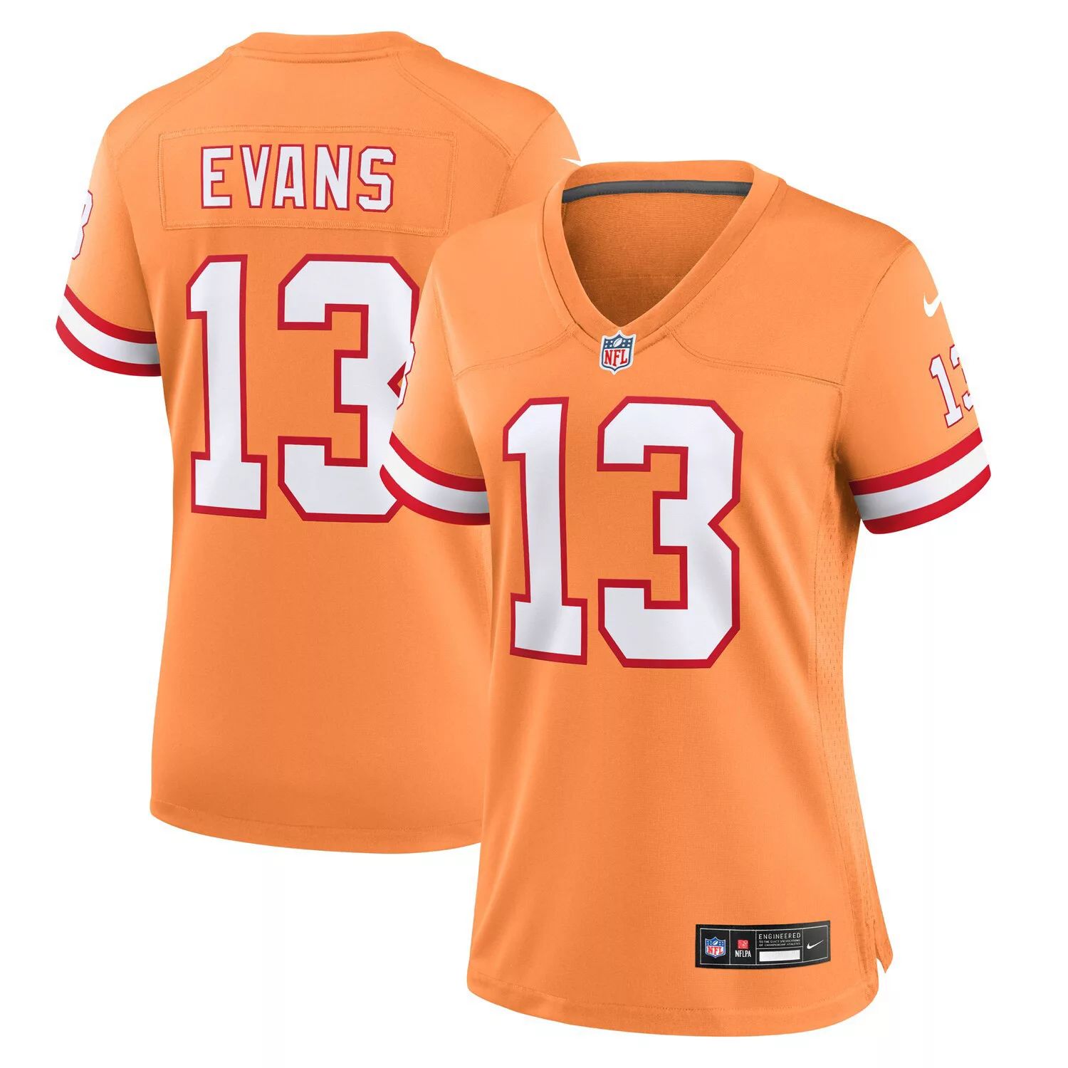 

Женское джерси Nike Mike Evans Orange Tampa Bay Buccaneers Throwback Game Nike