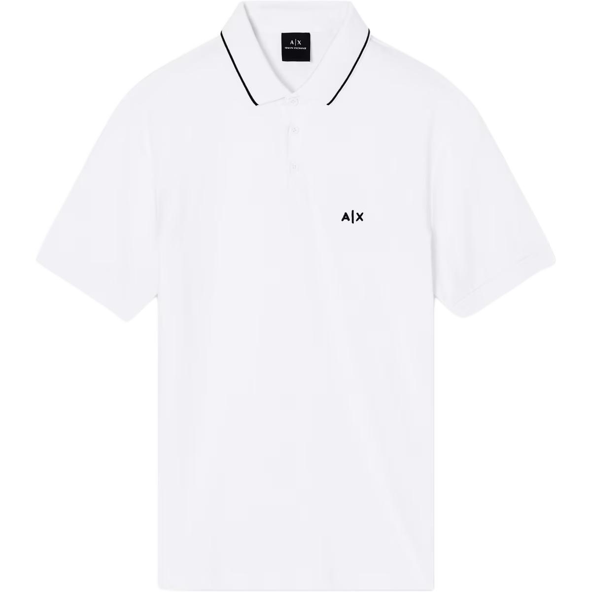 

Футболка-поло AE для мужчин ARMANI EXCHANGE, белый
