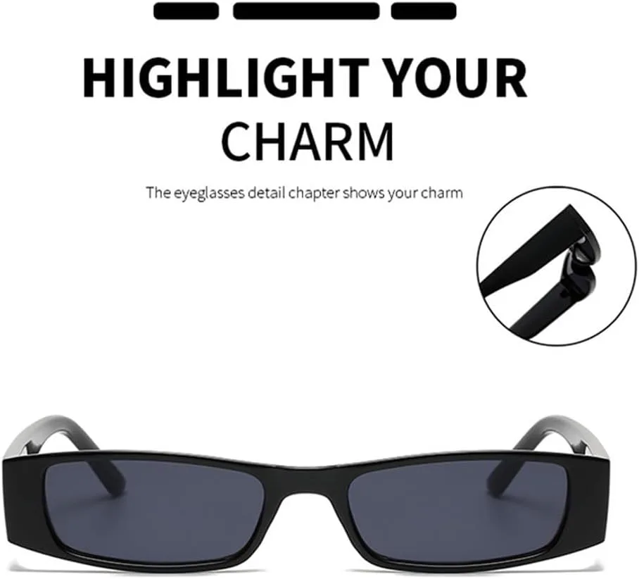 

Ретро-солнцезащитные очки прямоугольной формы для женщин, модные очки с леопардовым принтом и градиентом, солнцезащитные очки UV400 для мужчин HVTVTLA, Black Gray