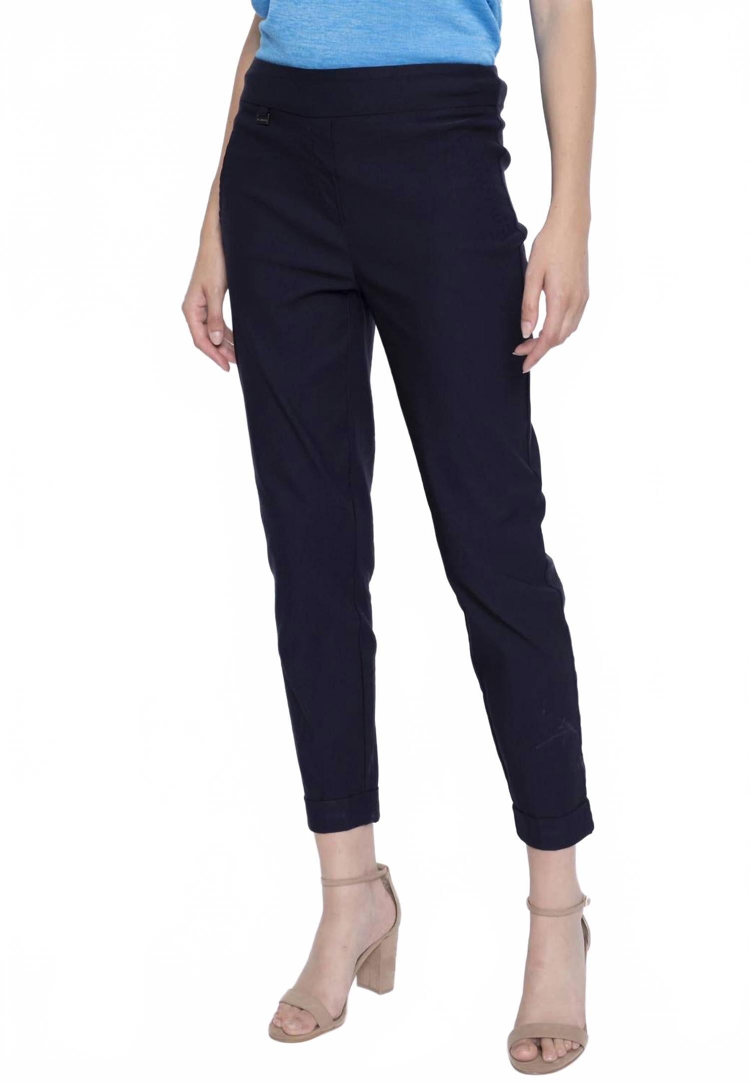 

Брюки с манжетами на щиколотке черного цвета Picadilly, черный