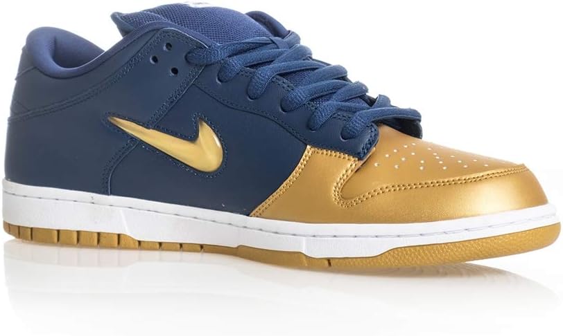 Мужские кроссовки Nike SB Dunk Low OG QS Supreme CK3480, синий/золотой/темно-синий — фото 3
