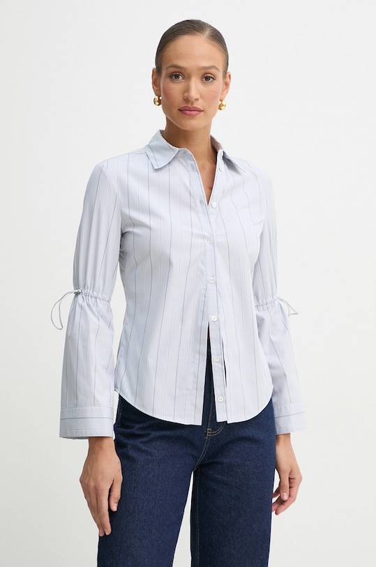 

Хлопковая рубашка Pinko, синий